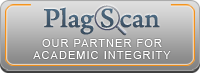 The image shows our cooperation with the online plagiarism detection service PlagScan